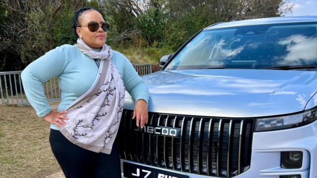 Blue White Photo Collage Christmas Card (1)