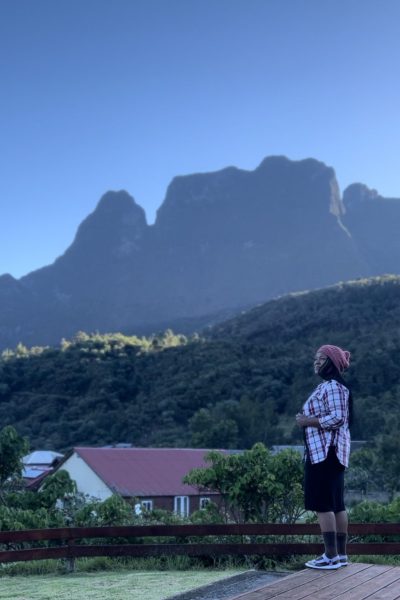 Skirtgirlhiker ventures to Reunion Island and survives a hike up an active volcano